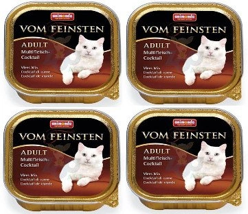 ANIMONDA Vom Feinsten Adult Cat smak: Mix różnych mięs 6 x 100g