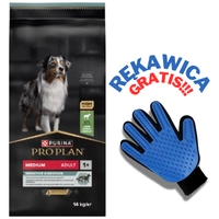 PRO PLAN Sensitive Digestion Medium Adult Karma dla psów bogata w jagnięcinę 14kg + RĘKAWICA DO CZESANIA GRATIS!!
