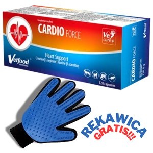 VETFOOD Cardioforce 120kaps. + RĘKAWICA DO CZESANIA GRATIS!!
