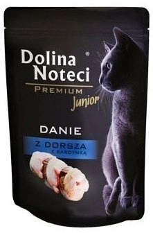 Dolina noteci Premium danie z dorsza z sardynką – junior 85g