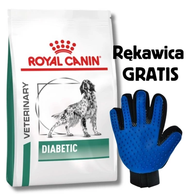 ROYAL CANIN Diabetic DS 37 12kg + Rękawica do czesania GRATIS!