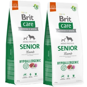 BRIT CARE Hypoallergenic Senior Lamb 2x12kg 