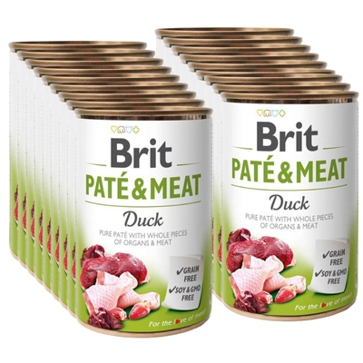 BRIT PATE & MEAT DUCK 18x400g