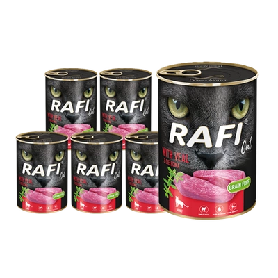 RAFI Cat Adult z cielęciną 12 x 400g