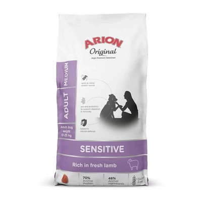 ARION Original Sensitive Adult Medium 12kg\ Opakowanie uszkodzone (24,87,2488) !!! 