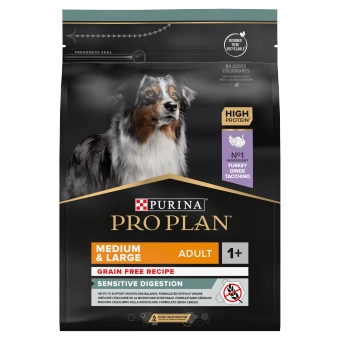 PRO PLAN Sensitive Digestion Medium & Large Adult Karma dla psów bogata w indyka 2,5kg