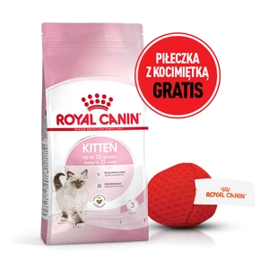 ROYAL CANIN  Kitten 10kg karma sucha dla kociąt od 4 do 12 miesiąca życia + Piłka dla kota GRATIS!