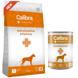Calibra Veterinary Diets Dog Gastro and Pancreas 2kg + Calibra Veterinary Diets Dog Gastrointestinal 400g