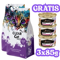 Clear Cat Blanco Lawenda żwirek bentonitowy 2x5l