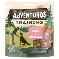 ADVENTUROS Training Przysmaki dla psów Bogate w Łososia 115g