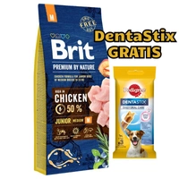BRIT Premium By Nature Junior M 15kg / opakowanie uszkodzone (3561,3612,3703) !!!