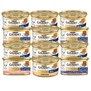 Purina Gourmet Gold mus Mix Smaków 72x85g