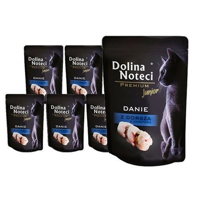 Dolina noteci Premium danie z dorsza z sardynką – junior 10x85g