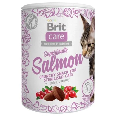 BRIT CARE Cat Snack Superfruits Salmon 100g