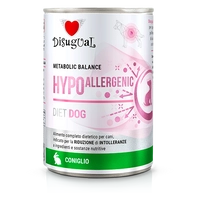 Disugual Karma mokra dla psa Weterynaryjna HYPOALLERGENIC Królik (dorosły) 400g