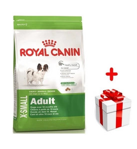 Royal Canin X-Small adult 500g + niespodzianka dla psa GRATIS!