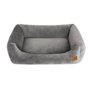 RECOBED Kanapa Welurove szara S 65x50cm