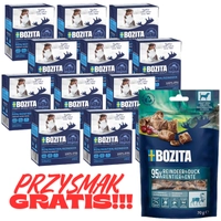 BOZITA Dog: Renifer w galarecie 12x370g + BOZITA Meaty Bites renifer z kaczką przysmak pies 70g GRATIS!!!