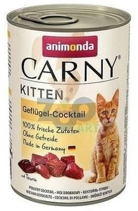 ANIMONDA Cat Carny Kitten smak: koktajl drobiowy 400g
