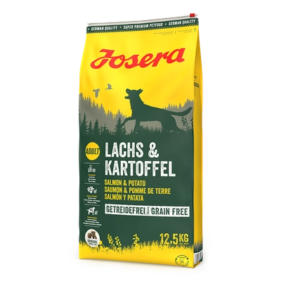 JOSERA Lachs & Kartoffel -Grain Free 12,5kg/Opakowanie uszkodzone (6141,6153,6308,6728,7179) !!! 