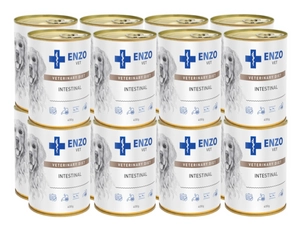 ENZO VET Intestinal dieta z chorobami przewodu pokarmowego z jagnięciną dla psów 16x400g
