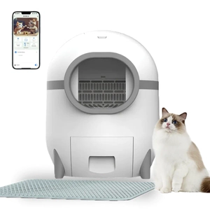 Inteligentna samoczyszcząca kuweta dla kota smart wifi apka 60l (54 x 54 x 69 cm) - TOWAR PO SERWISIE