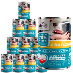 Frendi kawałki w delikatnym sosie z kurczakiem 10x400g