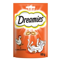 DREAMIES 60g - przysmak dla kota z pysznym kurczakiem