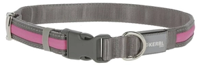 KERBL Obroża podświetlana Light & Reflex, 45 - 65 cm x 25 mm, różowa