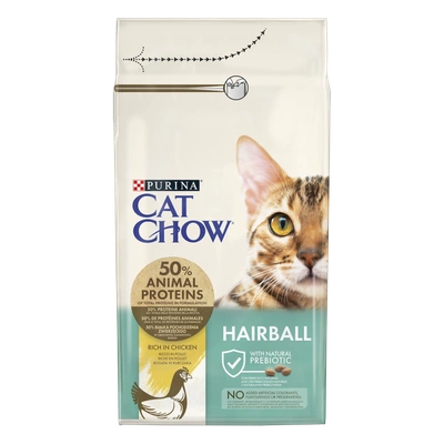 PURINA Cat Chow Hairball Karma bogata w kurczaka 1,5kg