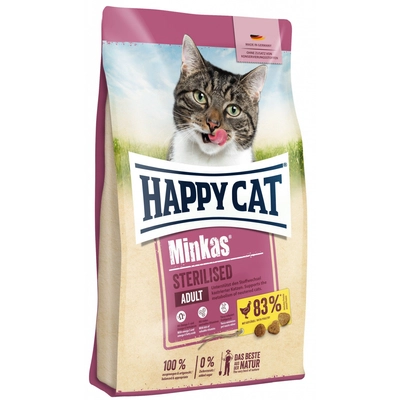 HAPPY CAT Minkas Sterilised Geflügel (drób) 10kg