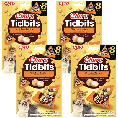 INABA Cat Churu Tidbits - kurczak 4x(8x12g)