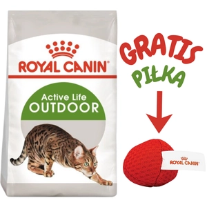 ROYAL CANIN  Outdoor 30 10kg karma sucha dla kotów dorosłych, wychodzących na zewnątrz + Royal Canin piłka dla kota GRATIS!!!