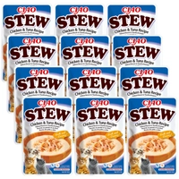 INABA Cat Ciao Stew - kremowa potrawka dla kota o smaku kurczaka i tuńczyka 12x40g