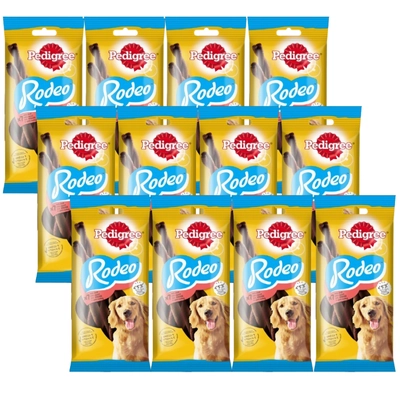 PEDIGREE® Rodeo™ 12x123g - przysmak dla dorosłych psów, z wołowiną