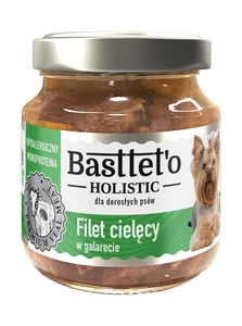 Basttet'o Holistic filet cielęcy w galerecie dla psów 130g