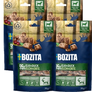 BOZITA Meaty Bites łoś,kaczka przysmak pies 4x70g