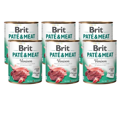 BRIT PATE & MEAT VENISON 6x800g