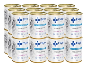 ENZO VET Hypoallergenic dieta hypoallergiczna z królikiem dla psów 24x400g