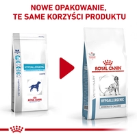 ROYAL CANIN Hypoallergenic Moderate Calorie HME23 14kg//Opakowanie uszkodzone (6332,6305,7160) !!! 