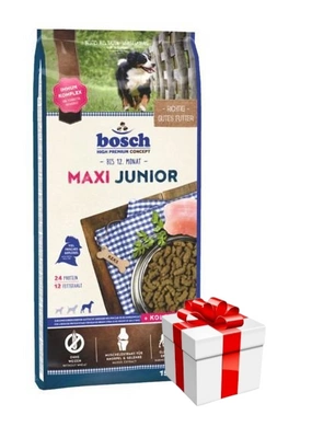 Bosch Junior Maxi (nowa receptura) 15kg + Niespodzianka dla psa GRATIS