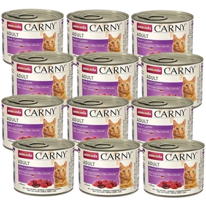 ANIMONDA Cat Carny Adult smak: wołowina i jagnięcina 12 x200g