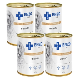 ENZO VET Urinary na choroby układu moczowego z kurczakiem dla psów 4x400g [data ważności 5/2025]
