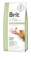 Brit gf veterinary diets dog Diabetes 12kg \ Opakowanie uszkodzone (2197) !!!  
