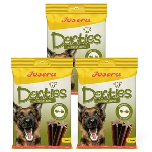 JOSERA Denties z indykiem i jabłkiem 3x180g