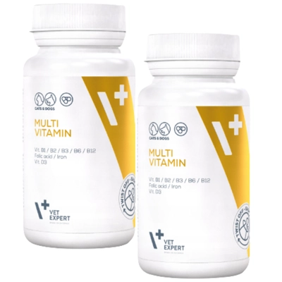 VET EXPERT MULTIVITAMIN - preparat witaminowo-mineralny dla psów i kotów 2x30 kapsułek