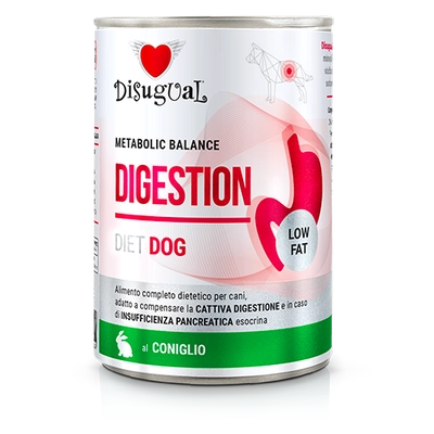 Disugual Karma mokra dla psa Weterynaryjna DIGESTION Królik (dorosły) 400g 