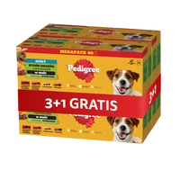 PEDIGREE Adult Mix Smaków w sosie 120+40 GRATIS