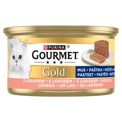 Purina Gourmet Gold mus z łososiem 85g