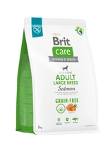 BRIT CARE Dog Grain-free Adult Large Breed Salmon 3kg /Opakowanie uszkodzone (8625)!!!